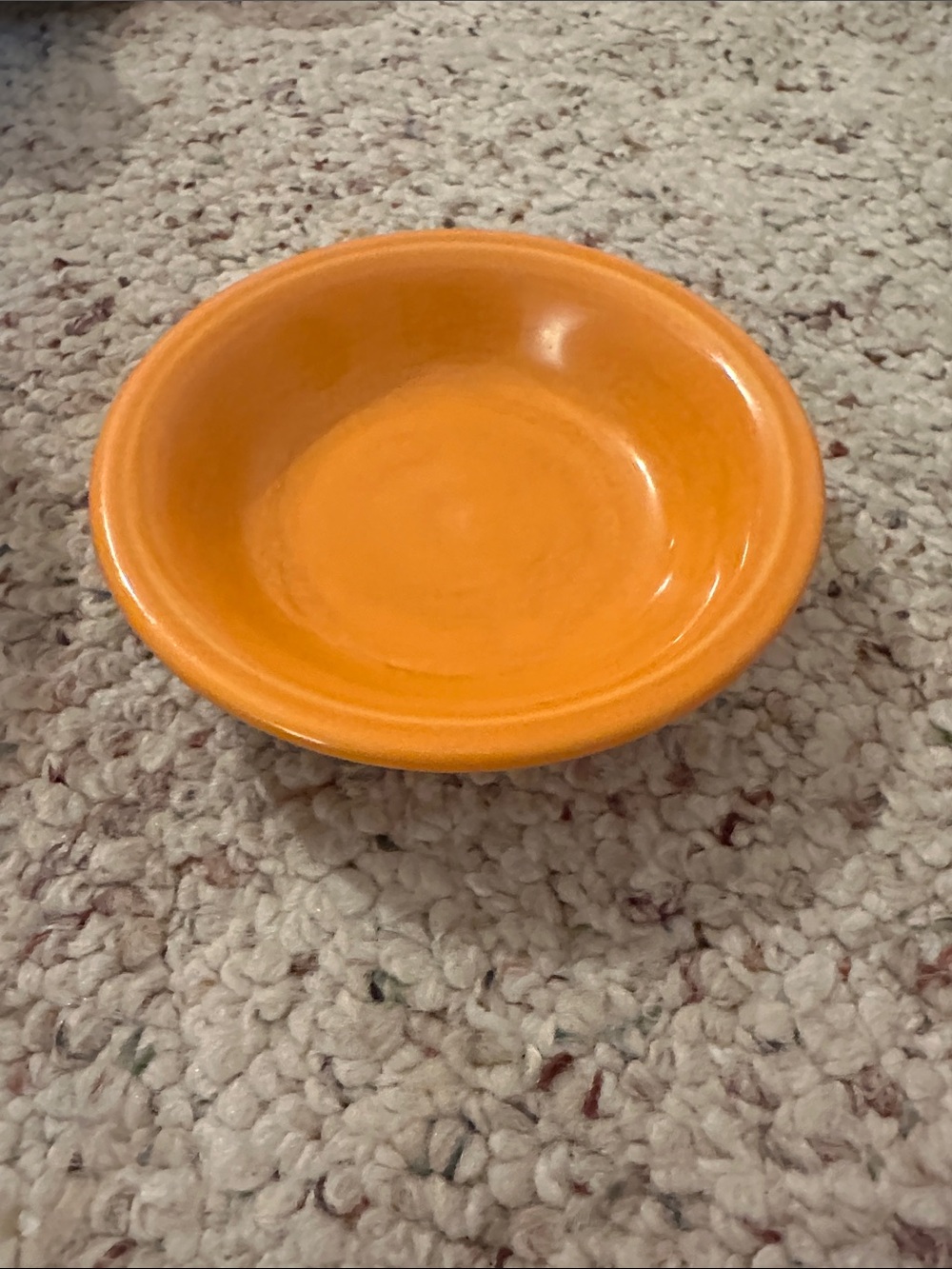 5 3/8" stacking FRUIT BERRY DESSERT BOWL tangerine orange FIESTA